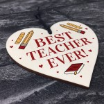 Special Thank You Gift For Teacher Wooden Heart Nursery School