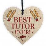 Tutor Gift Thank You Nursery School Gift Wooden Heart Gift