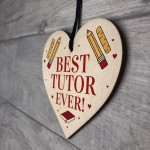 Tutor Gift Thank You Nursery School Gift Wooden Heart Gift