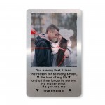 Gift For Boyfriend Husband Personalised Metal Card Best Friend