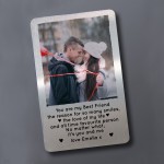 Gift For Boyfriend Husband Personalised Metal Card Best Friend