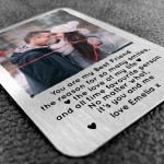 Gift For Boyfriend Husband Personalised Metal Card Best Friend