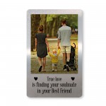 Soulmate Gifts Personalised Metal Card Anniversary Gift