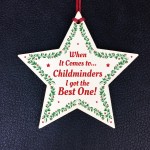 Special Gift For Childminder Thank You Gift Wooden Star Gift 