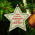 Special Gift For Childminder Thank You Gift Wooden Star Gift 