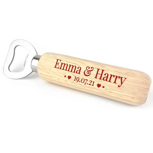 Personalised Bottle Opener Gift For Valentines Day Gifts