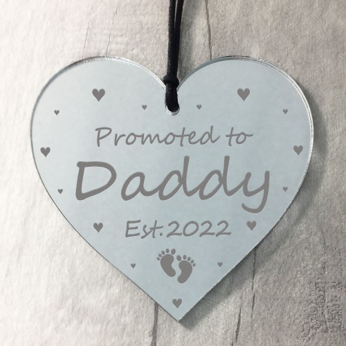 Promoted To Daddy Gift Personalised Pregnancy Annoucement Gift