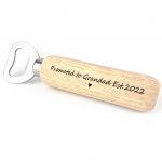 Promoted To Grandad Gift Bottle Opener Pregnancy Announcement