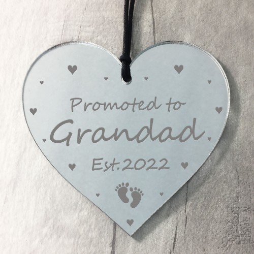 Promoted To Grandad Gift Personalised Pregnancy Annoucement