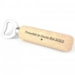 Promoted To Uncle Gift Bottle Opener Pregnancy Announcement