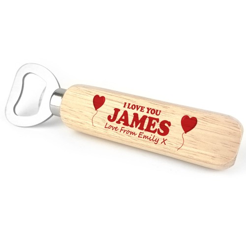 Personalised Gift For Husband Boyfriend Bottle Opener Valentines