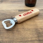 Personalised Gift For Husband Boyfriend Bottle Opener Valentines