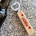 Personalised Gift For Husband Boyfriend Bottle Opener Valentines