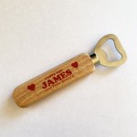 Personalised Gift For Husband Boyfriend Bottle Opener Valentines