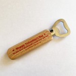 Personalised Valentines Day Gift For Boyfriend Bottle Opener