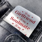 Girlfriend Gift For Valentines Anniversary Birthday Metal Card