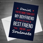 Personalised Valentines Anniversary Card For Boyfriend Soulmate