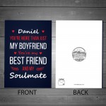 Personalised Valentines Anniversary Card For Boyfriend Soulmate