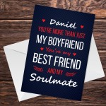 Personalised Valentines Anniversary Card For Boyfriend Soulmate