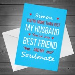 Husband Card For Valentines Day Anniversary Soulmate Best Friend