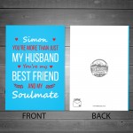 Husband Card For Valentines Day Anniversary Soulmate Best Friend