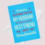 Husband Card For Valentines Day Anniversary Soulmate Best Friend