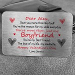 Personalised Valentines Day Gift For Boyfriend Soulmate Gift