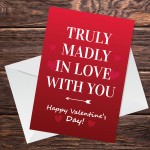 Special Valentines Day Card For Husband Wife Boyfriend Love Card