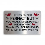 Thank You Gift For Him Her Valentines Day Anniversary Gift Card