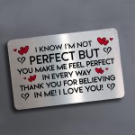 Thank You Gift For Him Her Valentines Day Anniversary Gift Card