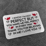 Thank You Gift For Him Her Valentines Day Anniversary Gift Card