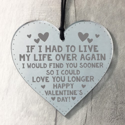 Valentines Day Gift Novelty Gift For Him Her Engraved Heart