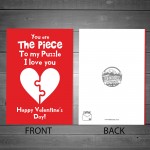 Valentines Day Card For Partner Him Her LOVE Card