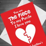 Valentines Day Card For Partner Him Her LOVE Card