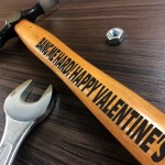 RUDE Valentines Day Gift For Husband Boyfriend Engraved Hammer