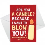 Rude Valentines Day Card For Him Boyfriend Husband Funny