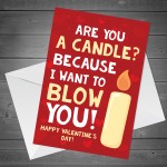 Rude Valentines Day Card For Him Boyfriend Husband Funny