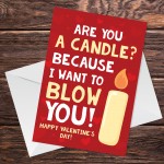 Rude Valentines Day Card For Him Boyfriend Husband Funny