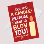 Rude Valentines Day Card For Him Boyfriend Husband Funny