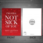 Funny Rude Valentines Day Card For Your Partner Novelty Card