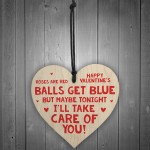 Valentines Funny Rude Heart Gift For Husband Boyfriend Novelty