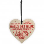 Valentines Funny Rude Heart Gift For Husband Boyfriend Novelty