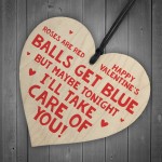 Valentines Funny Rude Heart Gift For Husband Boyfriend Novelty