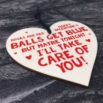 Valentines Funny Rude Heart Gift For Husband Boyfriend Novelty