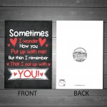 Valentines Funny Card For Boyfriend Girlfriend Novelty Rude Card