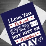 Valentines Card For Him Novelty Valentines Day Card Boyfriend