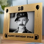 Personalised 18th 21st 30th Birthday 7x5 Frame Gift For Him