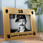 Personalised 18th 21st 30th Birthday 7x5 Frame Gift For Him