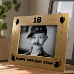 Personalised 18th 21st 30th Birthday 7x5 Frame Gift For Him