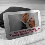 Soulmate Gift For Valentines Day Anniversary Personalised Card